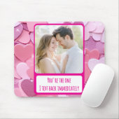 Tapis De Souris Amour Coeur Confetti I Texte Retour (Avec souris)