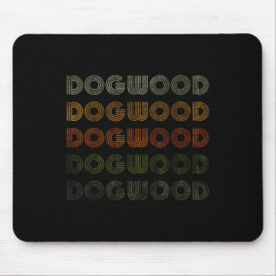 Tapis De Souris Amour Coeur Dogwood Tee Grunge Style Vintage Noir