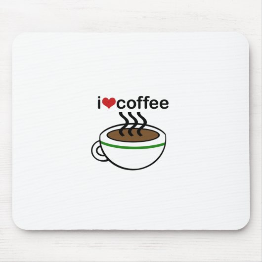 Tapis De Souris Amour de café (Devant)