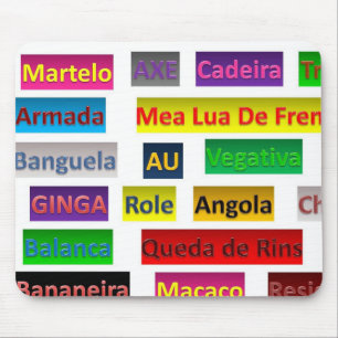 Tapis De Souris amour de capoeira d'arts martiaux de mousepad