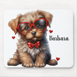 Tapis De Souris Amour de chiot personnalisé