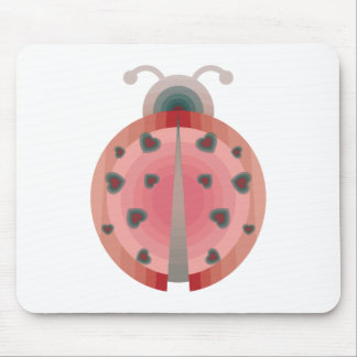 Tapis De Souris amour de coccinelle