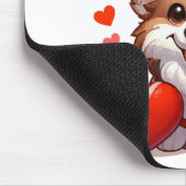 Tapis De Souris Amour de Corgi Mignon (Coin)