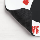 Tapis De Souris Amour de furet (Coin)