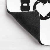 Tapis De Souris Amour de la caméra (Coin)