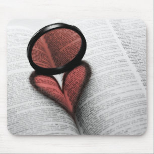 Tapis De Souris Amour de la lecture