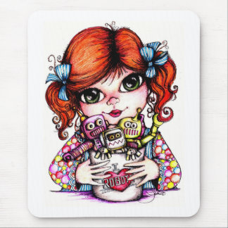 Tapis De Souris Amour de robot
