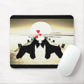 Tapis De Souris Amour de Schnauzer (Avec souris)