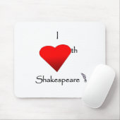 Tapis De Souris Amour de Shakespeare (Avec souris)