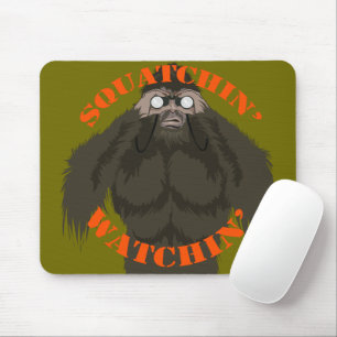 Tapis De Souris Amour de Squatchin' Watchin' Bigfoot