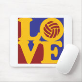 Tapis De Souris Amour de volleyball (Avec souris)