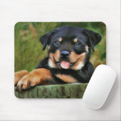 Tapis De Souris Amour des chiots (Avec souris)