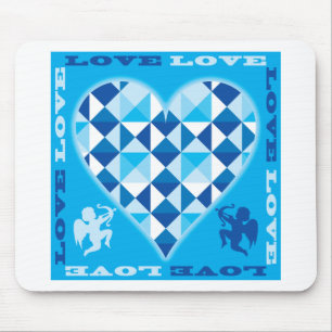 Tapis De Souris Amour (Diamant Bleu)