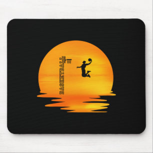 Tapis De Souris Amour Du Basket-Ball. Drôle Cadeau Pour Gamer.