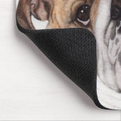 Tapis De Souris Amour English Bulldog Aquarelle Peinture Mousepad (Coin)