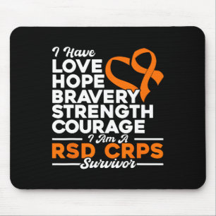 Tapis De Souris Amour Espoir Bravoure Force Rsd Crps Sensibilisati
