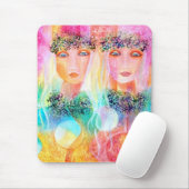Tapis De Souris Amour et Aloha Mousepad (Avec souris)