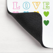 Tapis De Souris Amour et Paix (02) (Coin)