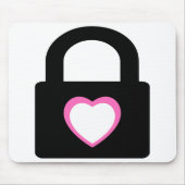 Tapis De Souris amour fermé. (Devant)