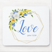 Tapis De Souris Amour Floral (Devant)