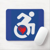 Tapis De Souris Amour Handicap (Avec souris)