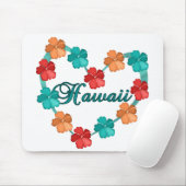 Tapis De Souris Amour Hawaï (Avec souris)
