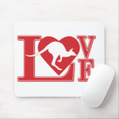 Tapis De Souris Amour-Kangourou (Avec souris)