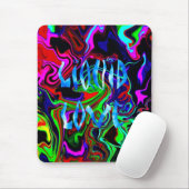 Tapis De Souris Amour liquide ~ Mousepad (Avec souris)