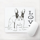 Tapis De Souris Amour mignon chien chiot Mousepad (Avec souris)