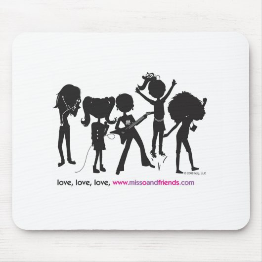 Tapis De Souris amour missoandfriends.com Mousepad (Devant)