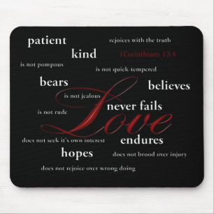 Tapis De Souris Amour Mousepad