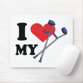 Tapis De Souris Amour Mousepad de béquille (Avec souris)