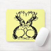 Tapis De Souris Amour Mousepad de Jackalope (Avec souris)