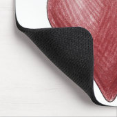 Tapis De Souris Amour noir (Coin)