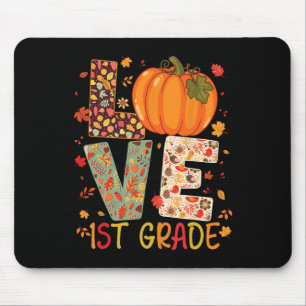 Tapis De Souris Amour Première Année Bonne Chute Thanksgiving Femm