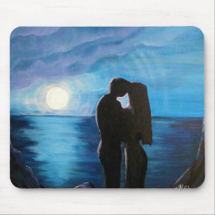 Tapis De Souris Amour Romantique Couple Pad