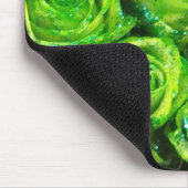 Tapis De Souris Amour romantique Vert Valentine Parties scintillan (Coin)