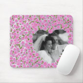 Tapis De Souris Amour Rose (Avec souris)