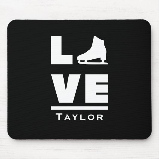 Tapis De Souris Amour Synchrone Et Patinage En Direct (Devant)