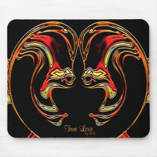 Tapis De Souris Amour vrai Mousepad (Devant)