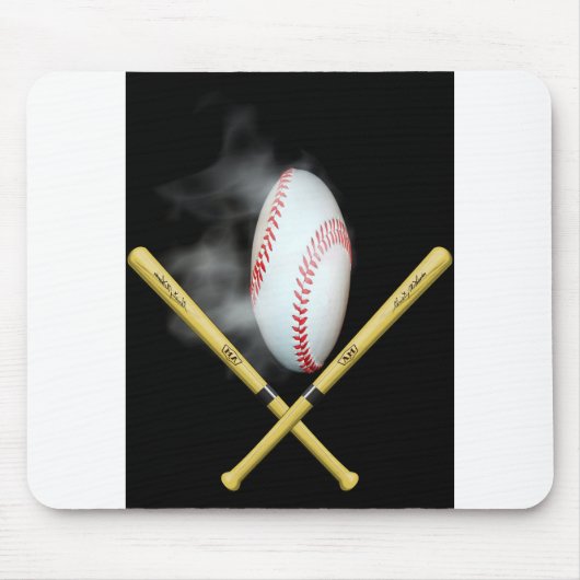 Tapis De Souris amoureux de baseball (Devant)