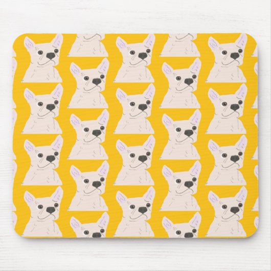 Tapis De Souris Amoureux de Frenchie (Devant)