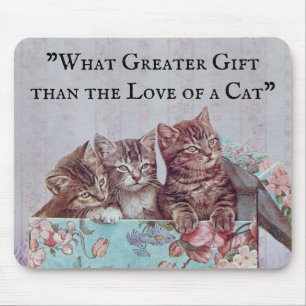 Tapis De Souris Amoureux de les chats Mousepad