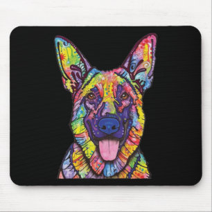 Tapis De Souris Amoureux de les chiens bergers allemands