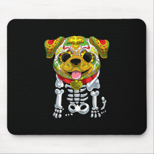 Tapis De Souris Amoureux de les chiens Drôle Halloween avec le c