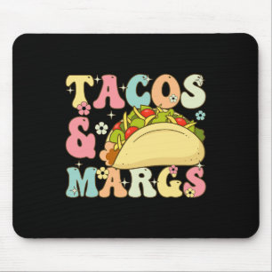 Tapis De Souris Amoureux de tacos et de margaritas pour le Cinco D