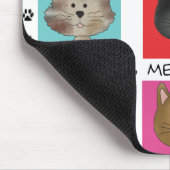 Tapis De Souris Amoureux des chats de Meow (Coin)