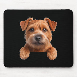 Tapis De Souris Amoureux drôle de chien mignon Norfolk terrier