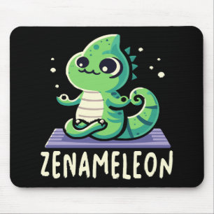 Tapis De Souris Amoureux du caméléon