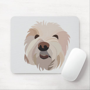 Tapis De Souris Amoureux du chien Bichon Frise Bichon Frise